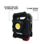 Husky 2500-Lumens Rechargeable LED Clamp Work Light (CL2500HD)