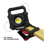 Husky 2500-Lumens Rechargeable LED Clamp Work Light (CL2500HD)