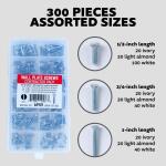 Adamax 6/32 in. Screws Wall Plate Screw Assortment (300-Pack) - APS-9