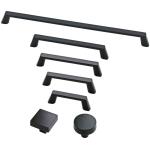 Liberty Soft Modern 1-3/8 in. (35 mm) Modern Matte Black Round Cabinet Knob (P34942-FB-C0)