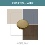 Liberty Provincial 1-3/8 in. (35 mm) Classic Antique Brass Round Cabinet Knob (P74580H-AB-C70)