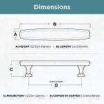 Liberty Beveled 3-3/4 in. (96 mm) Classic Satin Nickel Cabinet Drawer Bar Pull (P39058C-SN-CP0)