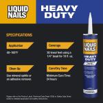 Liquid Nails 10 oz. Heavy Duty Construction Adhesive (LN-901)