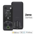 Lockly Vision 2K Video Zeno Matte Black Deadbolt Wi-Fi Doorbell Smart Lock