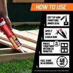 Loctite PL 375 VOC Heavy Duty 28 oz. White Latex Construction Adhesive (Each) (1390599)