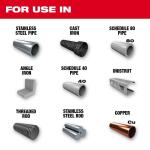 Milwaukee For M18 FUEL/Corded Compact Bandsaw 35-3/8 in. 8/10 TPI Compact Extreme Thick Metal Cutting Band Saw Blade (3-Pack)