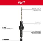 Milwaukee Wood Countersink Drill Bit Set (3-Piece) #6/#8/#10