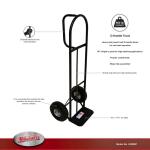 Milwaukee 800 lb. Capacity D-Handle Hand Truck (HD800P)