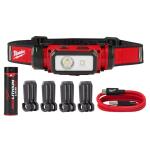 Milwaukee 600 Lumens LED REDLITHIUM Hard Hat Headlamp (2163-21)