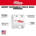 Milwaukee Hole Dozer Bi-Metal Hole Saw 1-3/8 in.