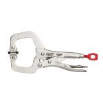Milwaukee 6 in. Torque Lock Locking Pliers C-Clamp With Swivel Jaws (48-22-3522 )