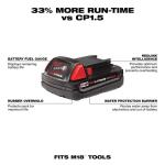 Milwaukee M18 18-Volt Lithium-Ion 2.0 Ah Compact Batter (48-11-1820)