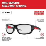 Milwaukee Performance Safety Glasses with Clear Fog-Free Lenses (48-73-2020)