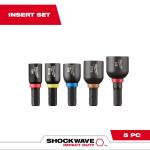Milwaukee (5-Piece) SHOCKWAVE Impact Duty Alloy Steel Magnetic Insert Nut Driver