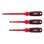 Milwaukee 1000-Volt Insulated (3-Piece) Screwdriver Set (48-22-2202)