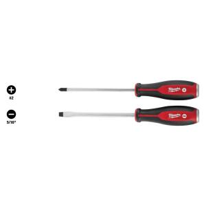 Milwaukee Demo Combination Screwdriver Drivers with Steel Caps (2-Piece) (48-22-2702)