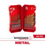 Milwaukee SHOCKWAVE IMPACT DUTY Titanium Twist Drill Bit Set (23-Piece) (48-89-4631)