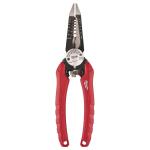 Milwaukee 7.75 in. Combination Electricians 6-in-1 Wire Stripper/Cutter Pliers (48-22-3079 )