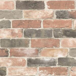 NuWallpaper Peel & Stick Newport Reclaimed Brick Vinyl Wallpaper Roll (Covers 30.75 Sq. Ft.) (NU2064)