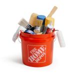 The Home Depot 2 gal. Orange paint Bucket (PN0192)