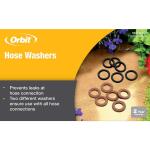Orbit 12-pk O-ring and Rubber Hose Washer Combo – Hose and Sprinkler Repair (27937)