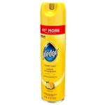 Pledge 14.2 oz. Enhancing Polish for Wood, Leather, and Stainless Steel - Lemon Scent (336384)