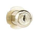 Prime-Line 13/16 in., Steel, Brass Plated, Keyed Drawer and Cabinet Cam Lock (U 99460)