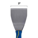 QEP 3 in. W Stainless Steel Blade Handheld Chisel Scraper and Stripper (62972)