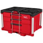 Milwaukee PACKOUT 22 in. Modular 3-Drawer Multi Drawer Tool Box with Metal Reinforced Corners and 50 lbs. Capacity (48-22-8447)
