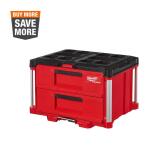 Milwaukee PACKOUT 22 in. 2-Drawer Tool Box with Metal Reinforced Corners (48-22-8442)