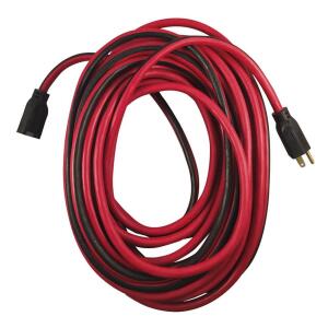 Husky 25 ft. 14/3 Medium Duty Indoor/Outdoor Extension Cord, Red/Black (63025HY)