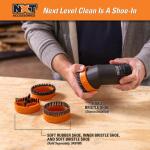 RIDGID 2-1/2 in. NXT Max Locking Rotating Dusting Brush Accessory Shop Vac Attachment for RIDGID NXT Wet Dry Vacuums (MAX2501)