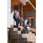 RIDGID Foldable Miter Mobile Saw Stand with Mounting Braces