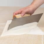 ROBERTS 1/16 in. x 1/16 in. x/1/16 in. Square Notch Pro Vinyl Flooring Trowel with Wood Handle (49768)