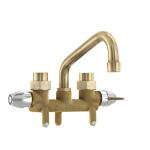 Glacier Bay 2-Handle Laundry Faucet in Rough Brass (4211N-0001)