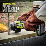 RYOBI ONE+ HP 18V Brushless Cordless 4-1/2 in. Angle Grinder (Tool Only) (PBLAG02B)