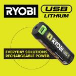 RYOBI USB Lithium Cordless Compact Area Light Kit with 2.0 Ah USB Battery and Charging Cable (FVL59K)