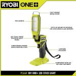 RYOBI ONE+ 18V Cordless LED Stick Light (Tool Only) (PCL668B)