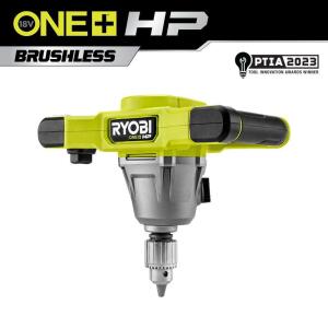 RYOBI ONE+ 18V HP 1/2 in. Brushless Cordless Mud Mixer (Tool Only) (PBLMM01B)