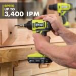 RYOBI ONE+ 18V Cordless 1/4 in. Impact Drill/Driver Kit with (2) 1.5 Ah Batteries and Charger (PCL235K2)
