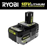 RYOBI ONE+ 18V Lithium-Ion 6.0 Ah HIGH PERFORMANCE Battery