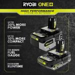 RYOBI ONE+ 18V 4.0 HIGH PERFORMANCE Lithium-Ion Ah Battery (2-Pack)