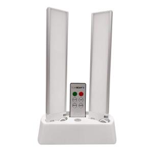 Sensor Brite LED Rechargeable Under Cabinet Night Light with Base and Remote (2-Pack) (UND2CR-QP48)