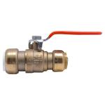 SharkBite 3/4 in. Push-to-Connect PVC IPS x 3/4 in. CTS Brass Ball Valve (25550LF)