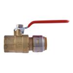 SharkBite Max 3/4 in. Brass Push-to-Connect x FIP Ball Valve (UR22186)
