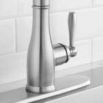 Glacier Bay Mandouri Single-Handle Pull-Down Sprayer Kitchen Faucet with Spring Neck and Soap Dispenser in Stainless Steel (HD67458-1308D2)