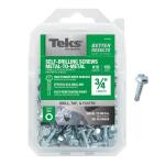 Teks #10 x 3/4 in. External Hex Flange Hex-Head Self-Drilling Screws (150-Pack) (21320)