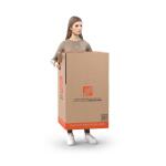 The Home Depot 20 in. L x 20 in. W x 34 in. D Wardrobe Moving Box (PPRWRDBOX)