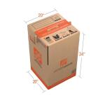 The Home Depot 20 in. L x 20 in. W x 34 in. D Wardrobe Moving Box (PPRWRDBOX)