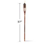 TIKI 57 in. Brown Tahiti Bamboo Torch (1122069)